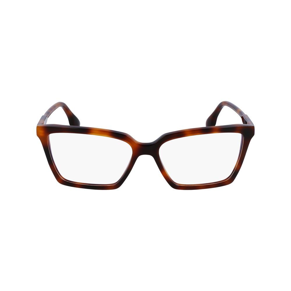 Victoria Beckham Brown Acetate Glasses Frames