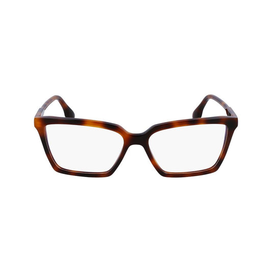 Victoria Beckham Brown Acetate Glasses Frames