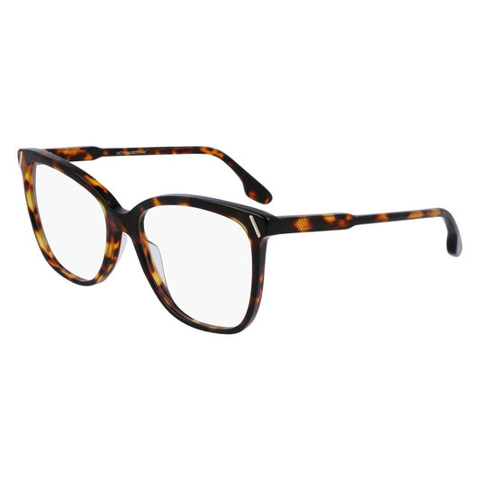 Victoria Beckham Brown Acetate Glasses Frames