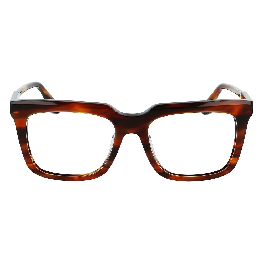 Victoria Beckham Brown Acetate Glasses Frames