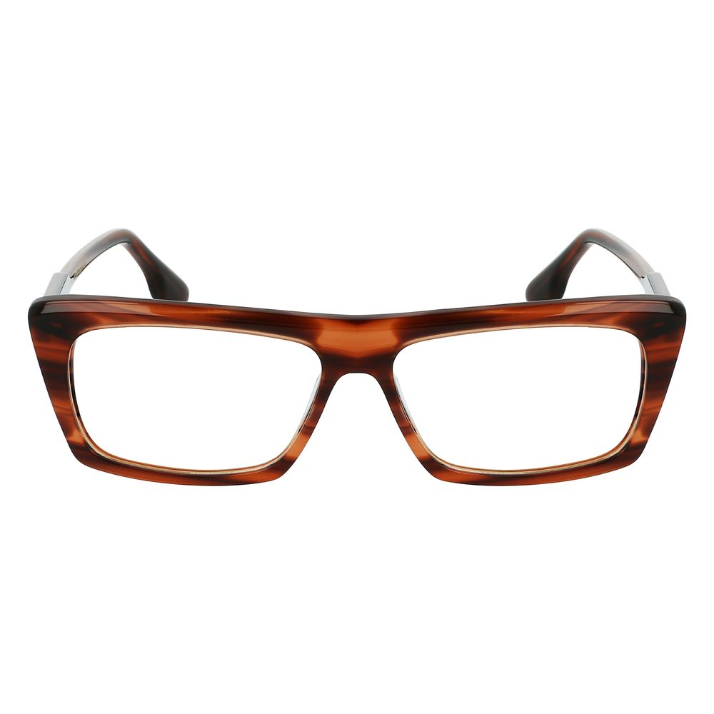 Victoria Beckham Brown Acetate Glasses Frames