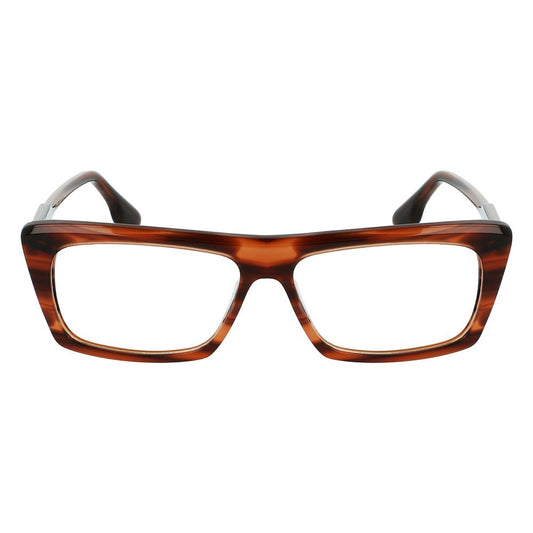 Victoria Beckham Brown Acetate Glasses Frames