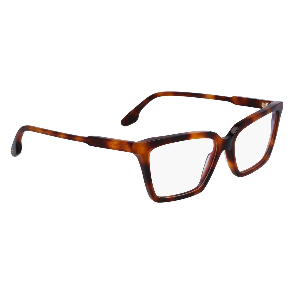 Victoria Beckham Brown Acetate Glasses Frames