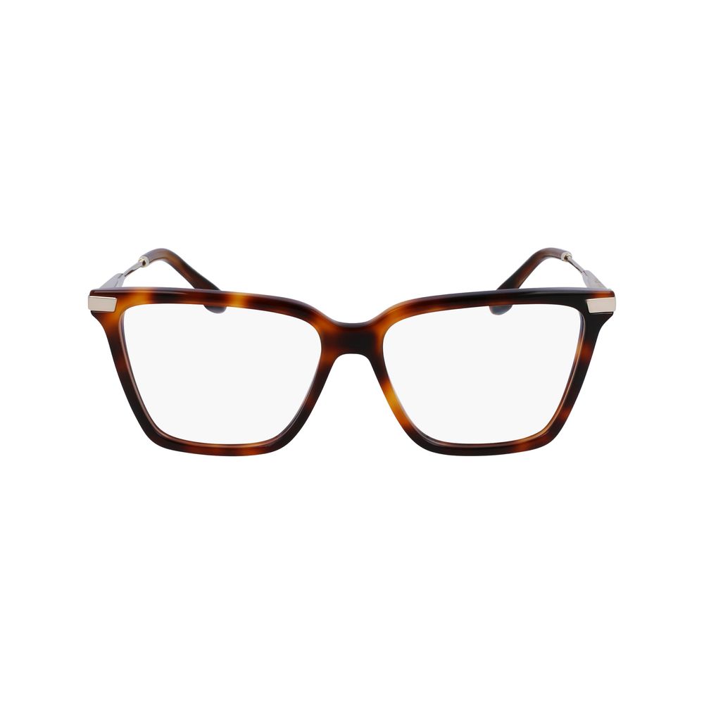 Victoria Beckham Brown Acetate Glasses Frames