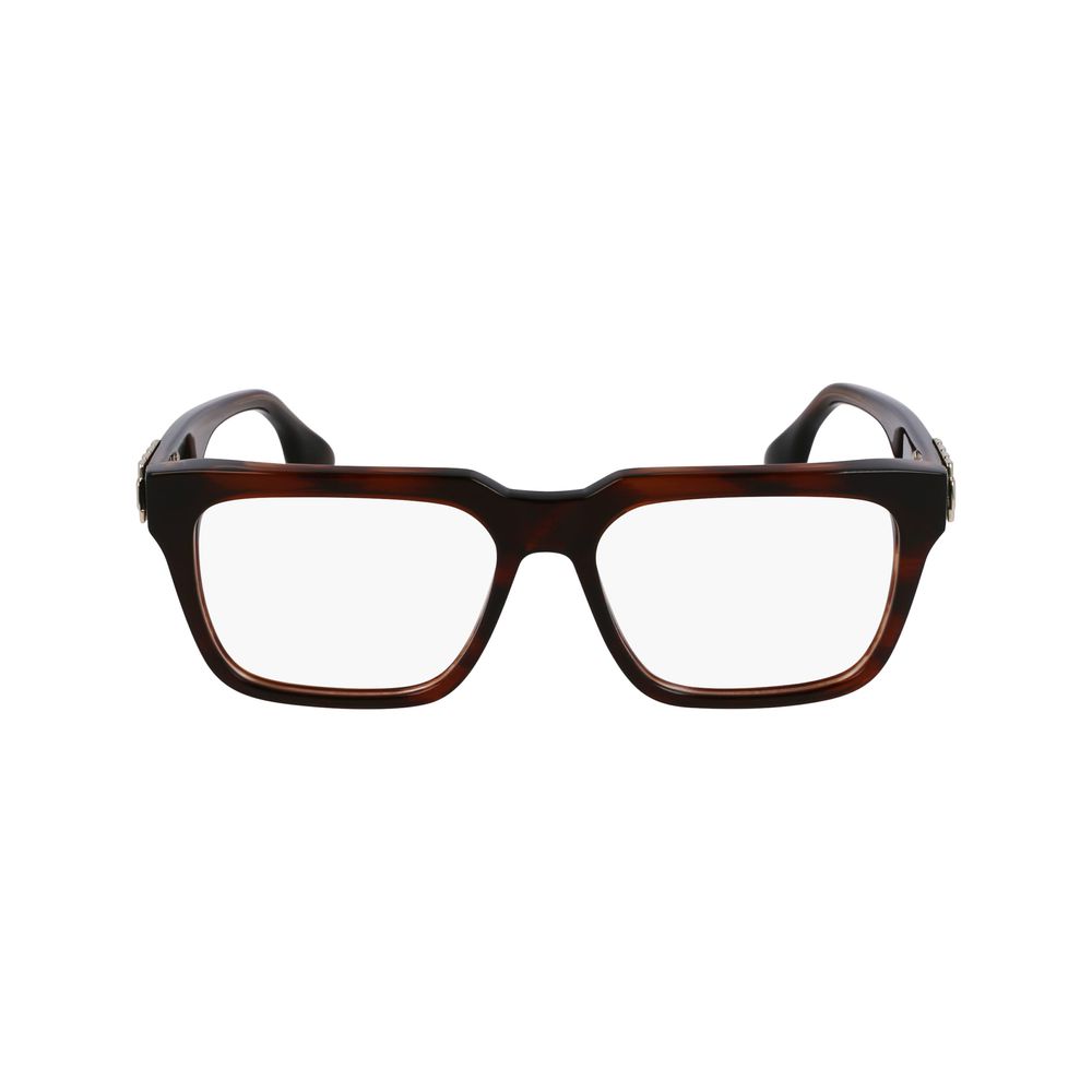 Victoria Beckham Brown Acetate Glasses Frames