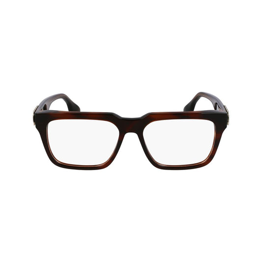 Victoria Beckham Brown Acetate Glasses Frames