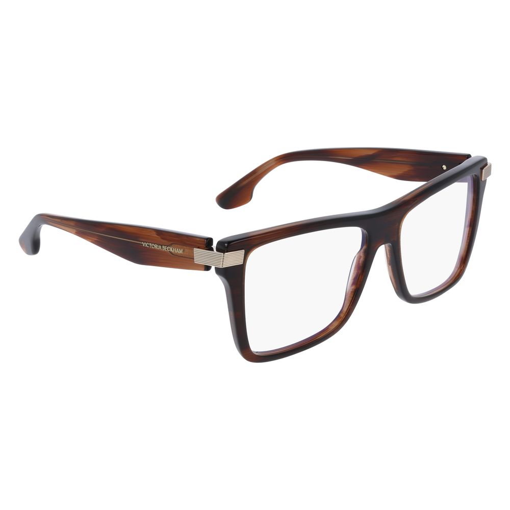 Victoria Beckham Brown Acetate Glasses Frames