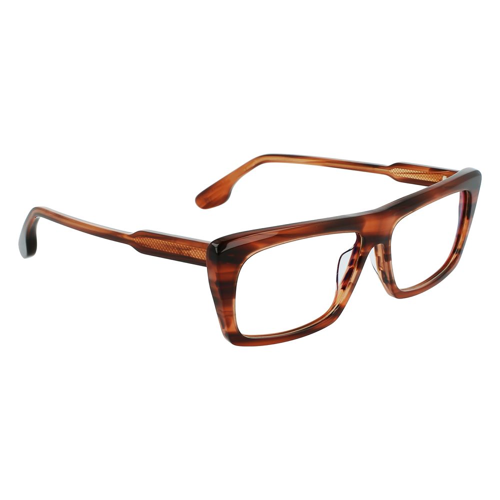 Victoria Beckham Brown Acetate Glasses Frames