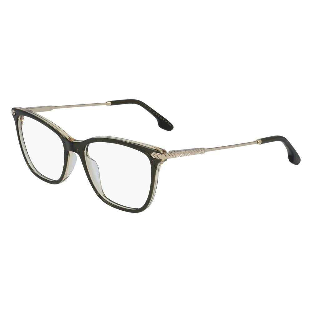 Victoria Beckham Brown Acetate Glasses Frames