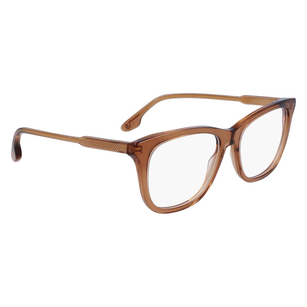 Victoria Beckham Brown Acetate Glasses Frames