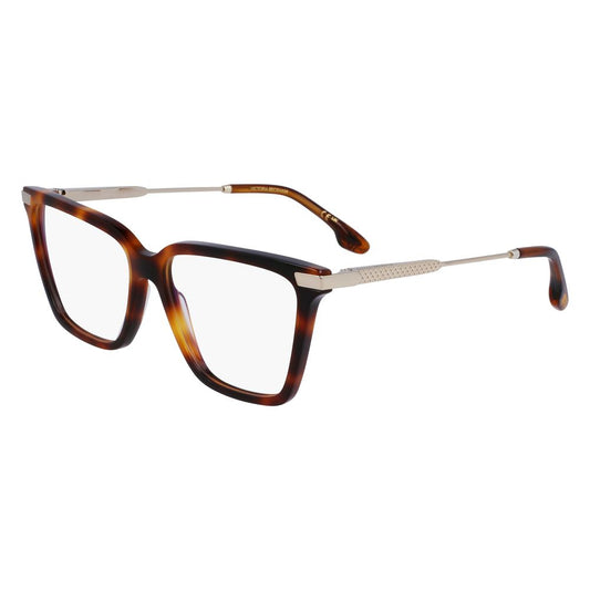 Victoria Beckham Brown Acetate Glasses Frames