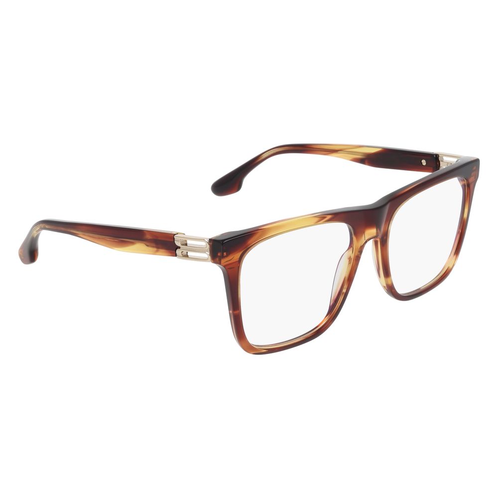 Victoria Beckham Brown Acetate Glasses Frames