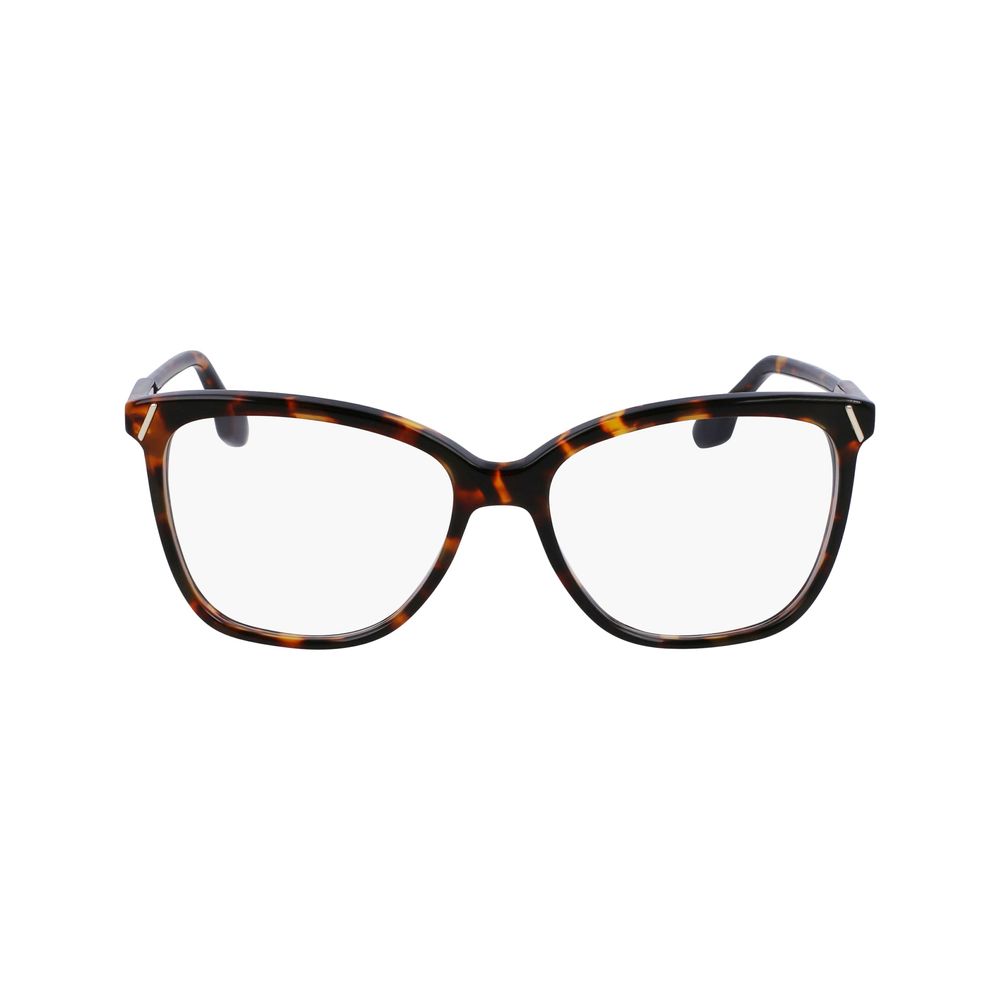 Victoria Beckham Brown Acetate Glasses Frames