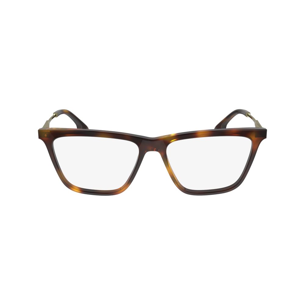 Victoria Beckham Brown Acetate Glasses Frames