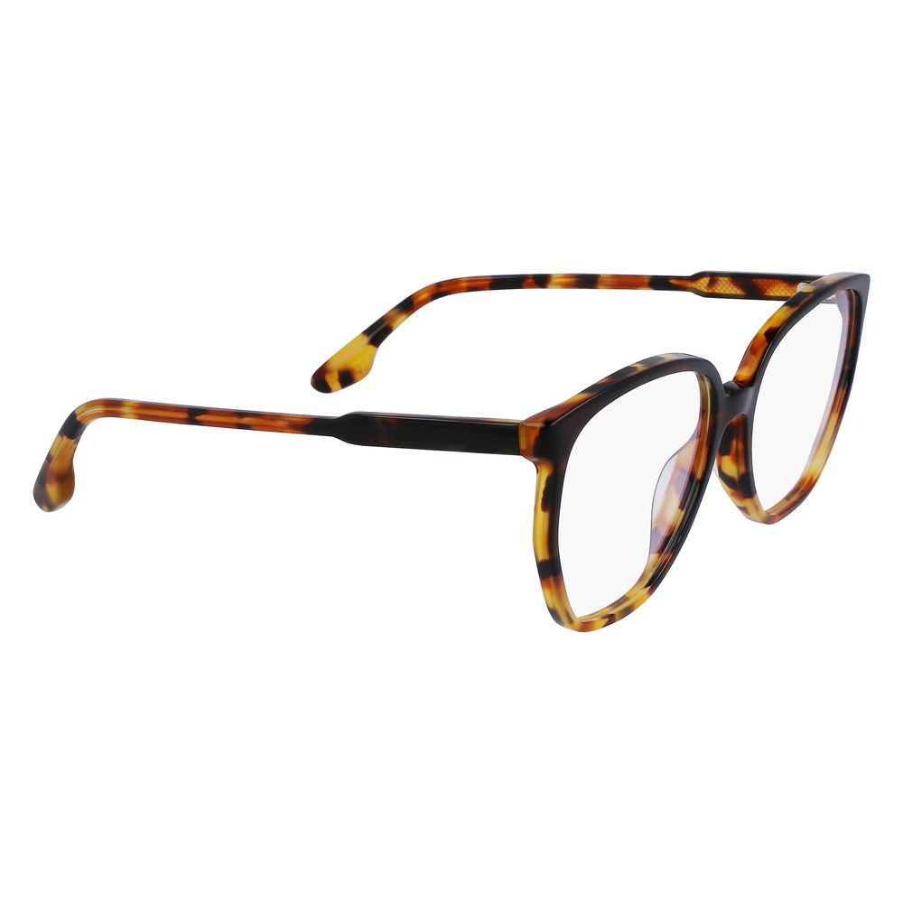 Victoria Beckham Brown Acetate Glasses Frames