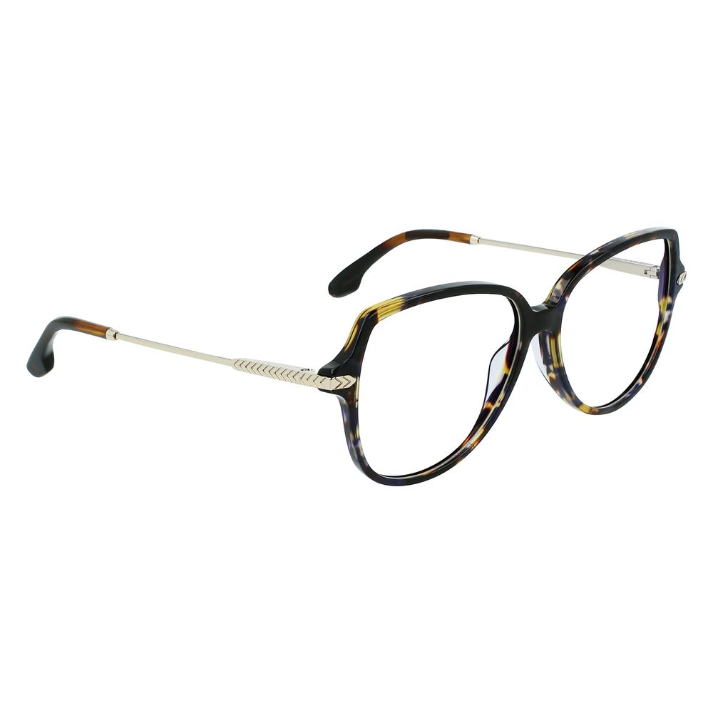 Victoria Beckham Brown Acetate Glasses Frames