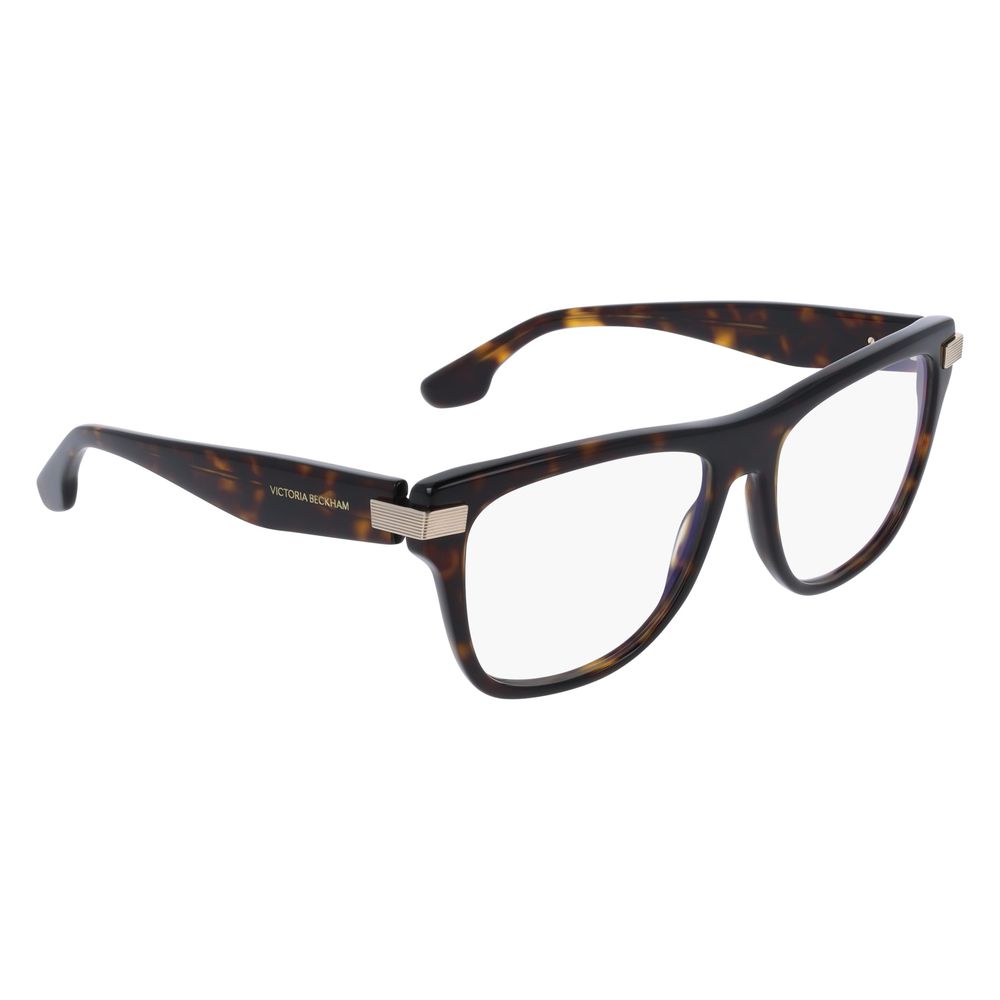 Victoria Beckham Brown Acetate Glasses Frames