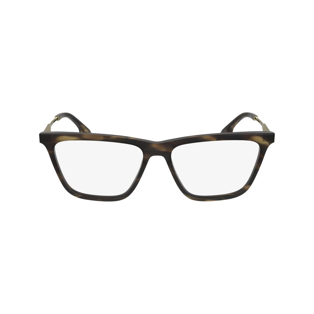 Victoria Beckham Brown Acetate Glasses Frames