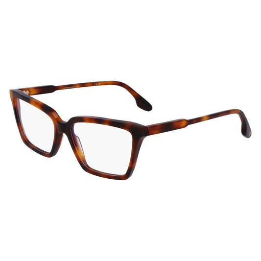 Victoria Beckham Brown Acetate Glasses Frames