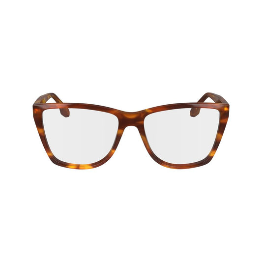 Victoria Beckham Brown Acetate Glasses Frames