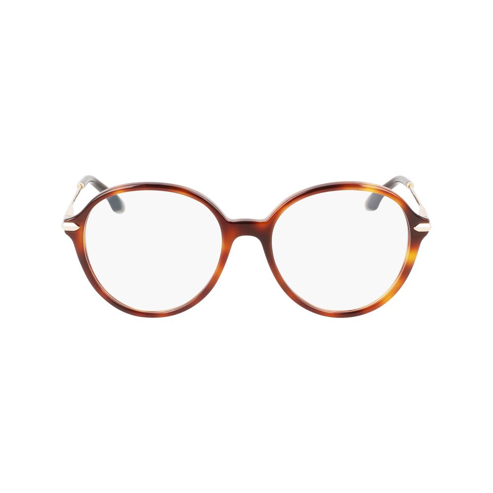 Victoria Beckham Brown Acetate Glasses Frames