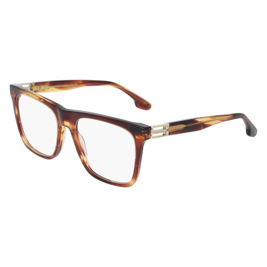 Victoria Beckham Brown Acetate Glasses Frames
