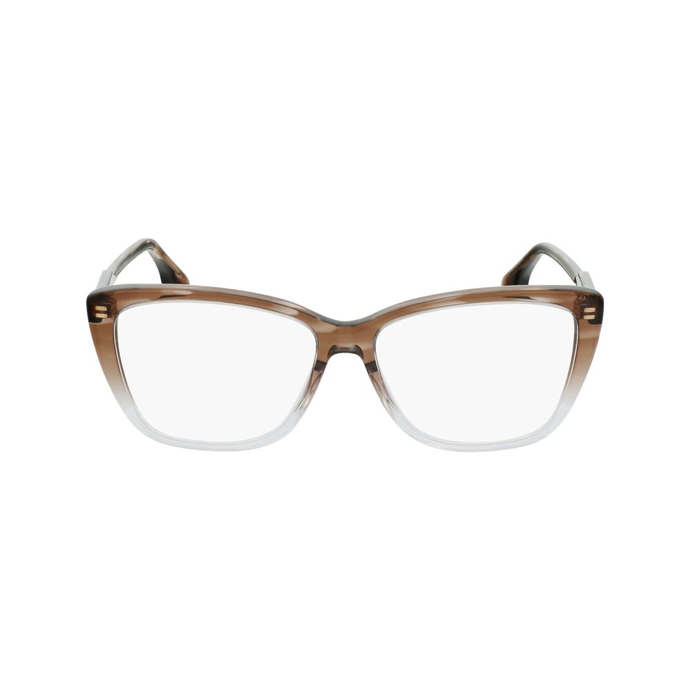 Victoria Beckham Brown Acetate Glasses Frames