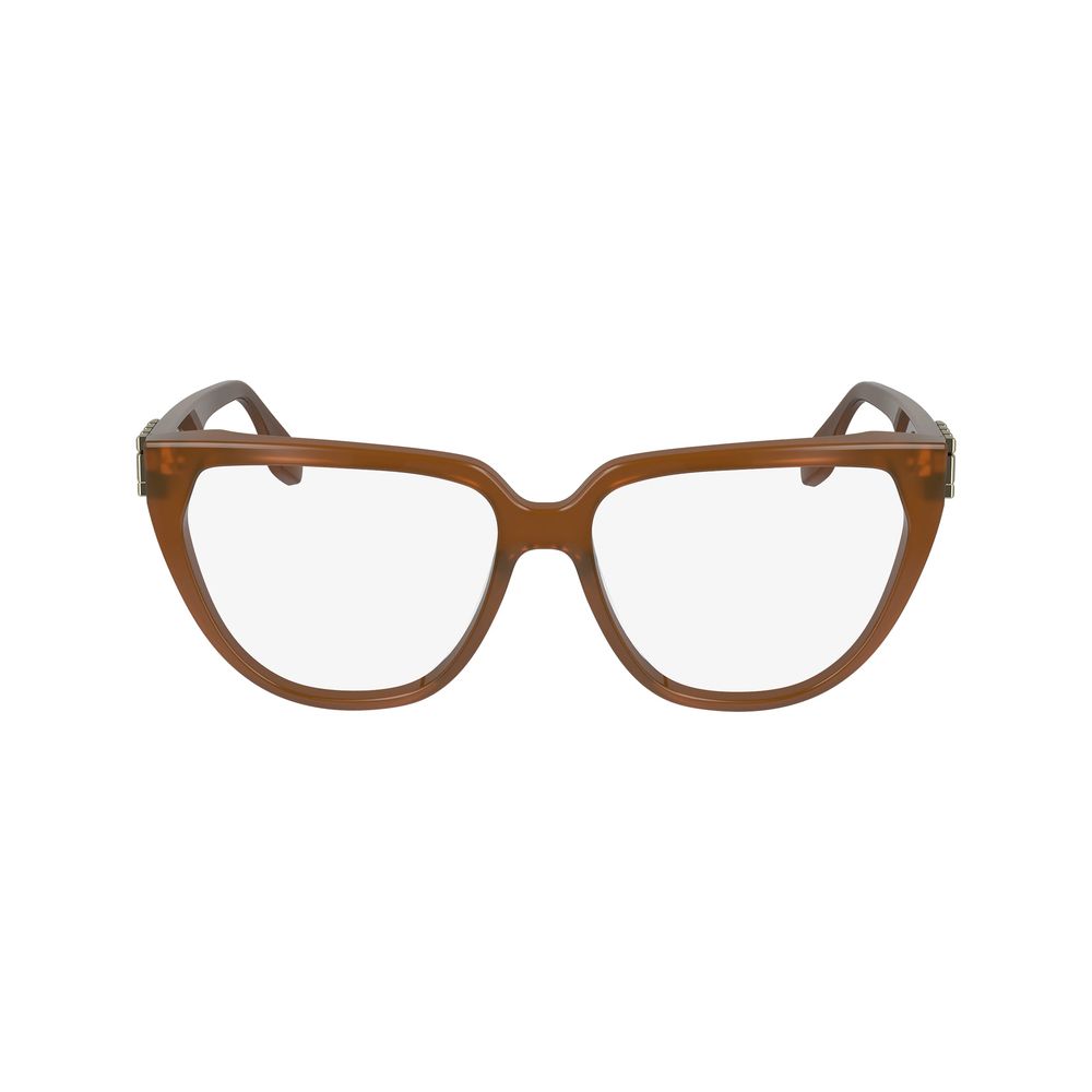 Victoria Beckham Brown Acetate Glasses Frames