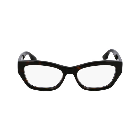 Victoria Beckham Brown Acetate Glasses Frames