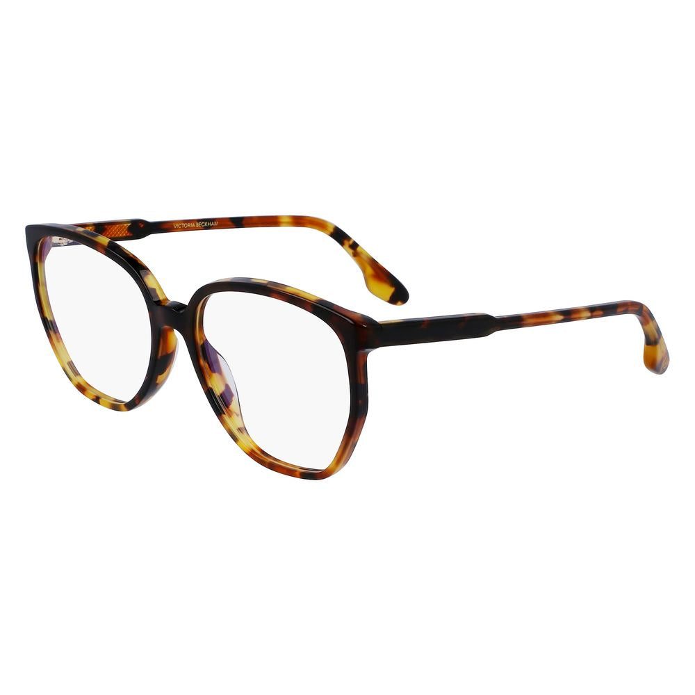 Victoria Beckham Brown Acetate Glasses Frames