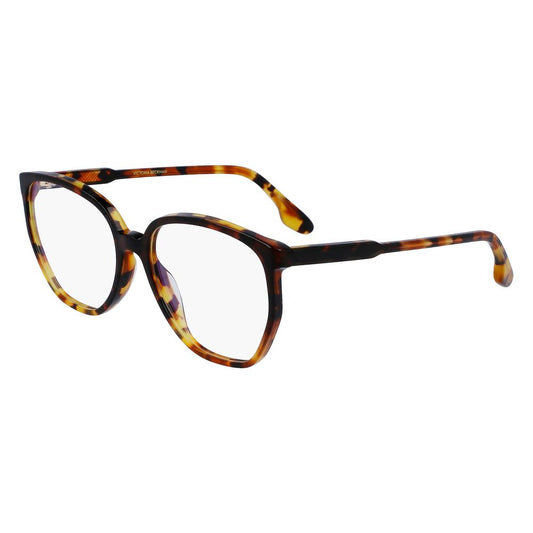 Victoria Beckham Brown Acetate Glasses Frames