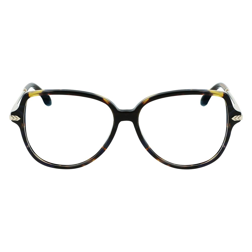 Victoria Beckham Brown Acetate Glasses Frames