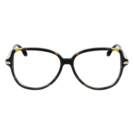 Victoria Beckham Brown Acetate Glasses Frames