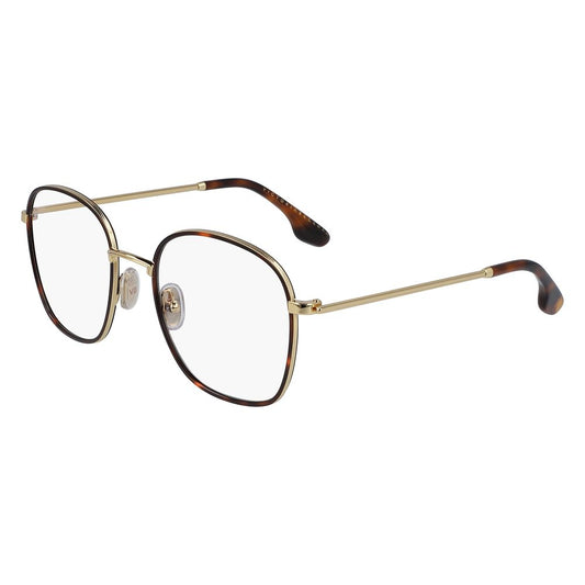 Victoria Beckham Brown Metal Glasses Frames