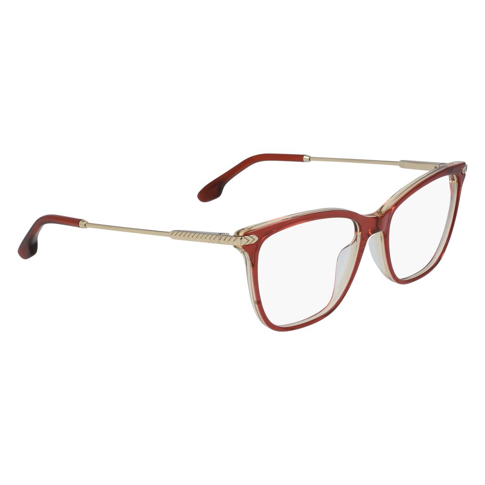Victoria Beckham Gold Acetate Glasses Frames