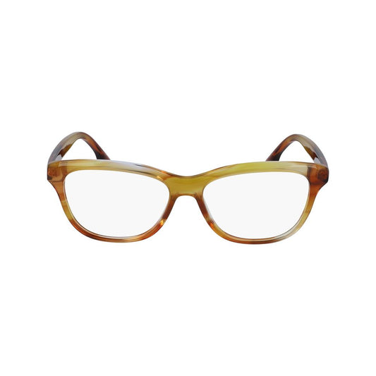 Victoria Beckham Gold Acetate Glasses Frames