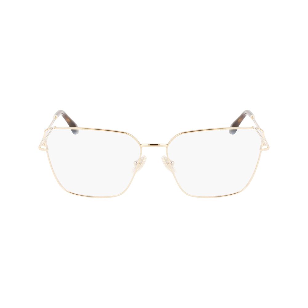 Victoria Beckham Gold Metal Glasses Frames