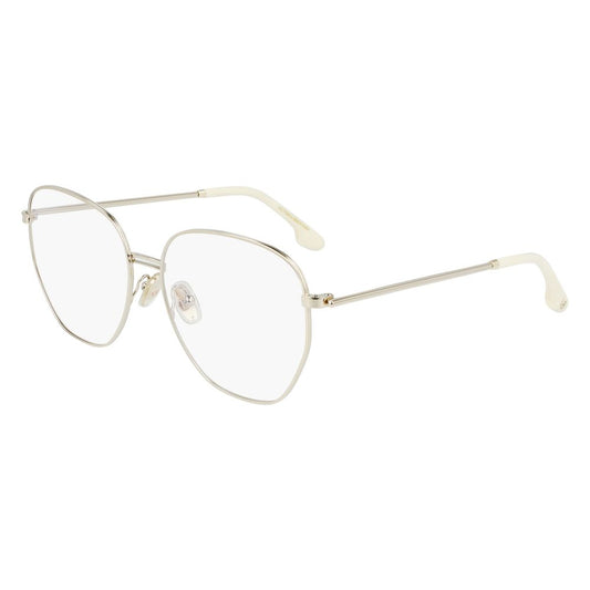 Victoria Beckham Gold Metal Glasses Frames