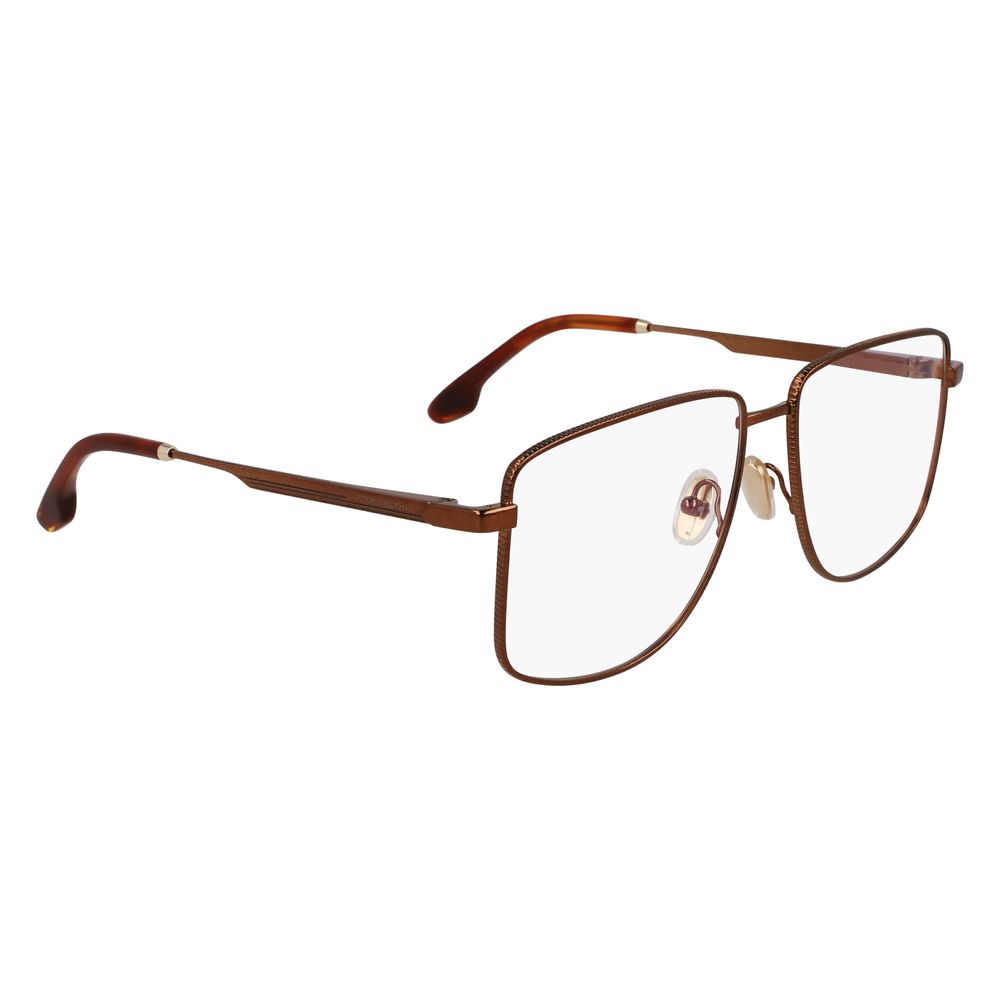 Victoria Beckham Gold Metal Glasses Frames