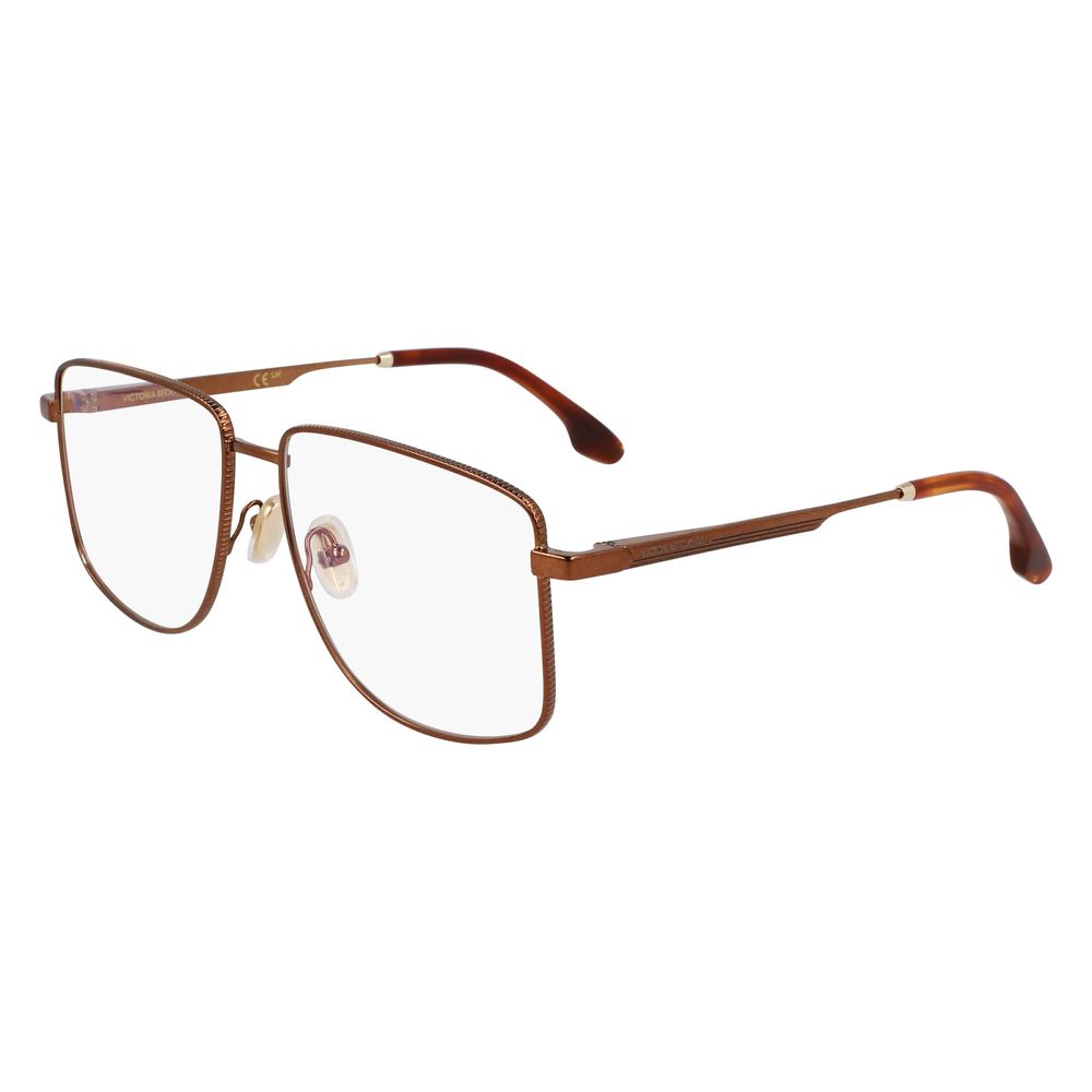 Victoria Beckham Gold Metal Glasses Frames