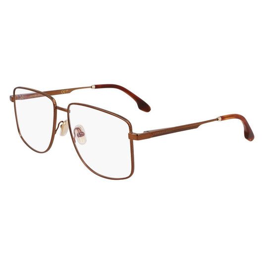 Victoria Beckham Gold Metal Glasses Frames
