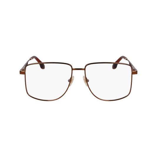 Victoria Beckham Gold Metal Glasses Frames