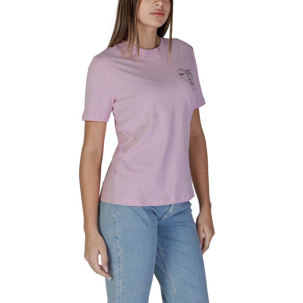 Vila Clothes Multicolor Cotton Tops & T-Shirt