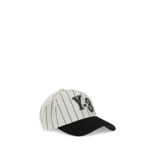 Y-3 White Polyester Cap Baseball Hat
