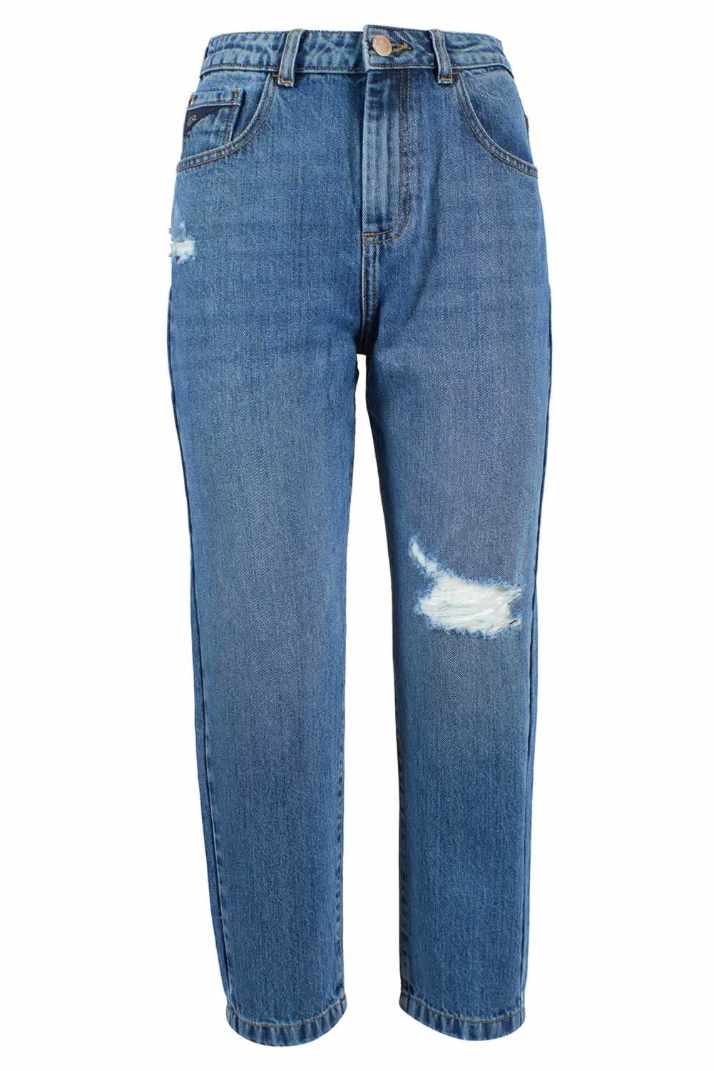 Yes Zee Blue Cotton Women's Jean