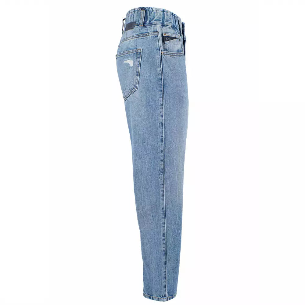 Yes Zee Blue Cotton Women's Jeans