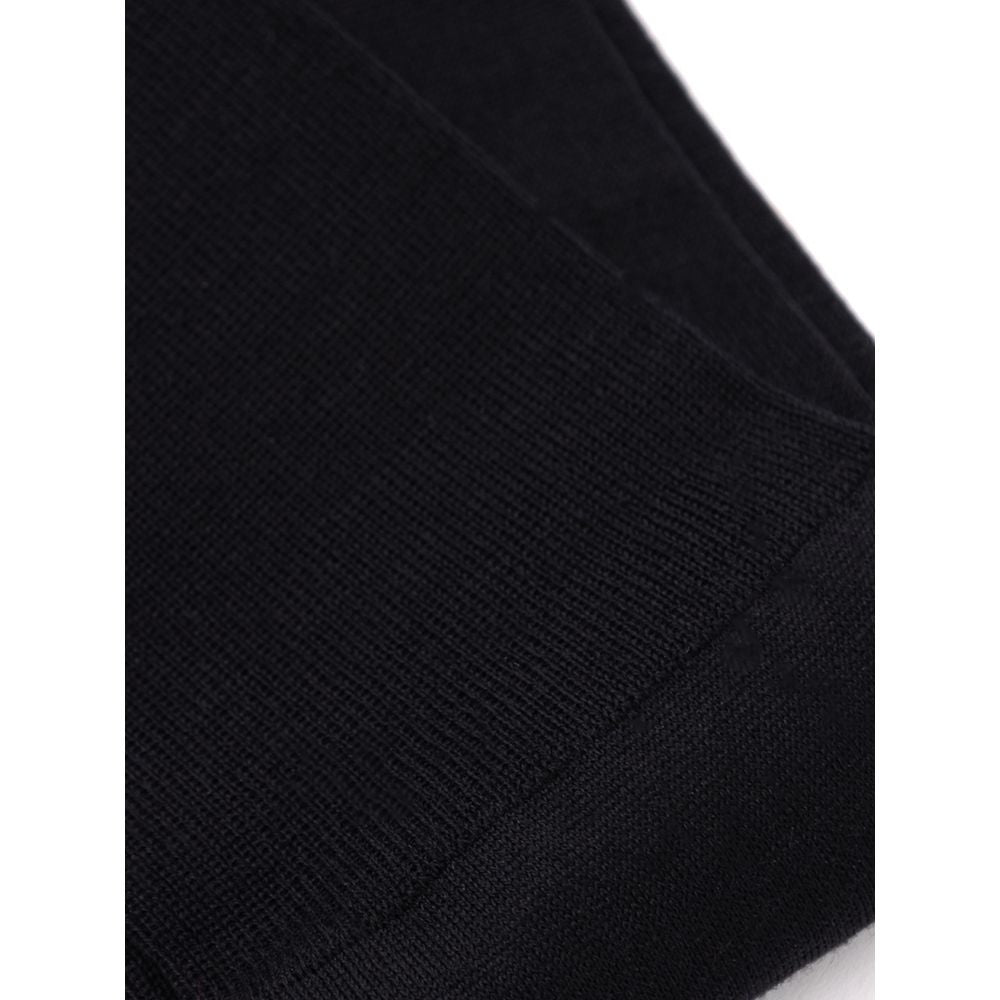 ZEGNA Black Wool Sock