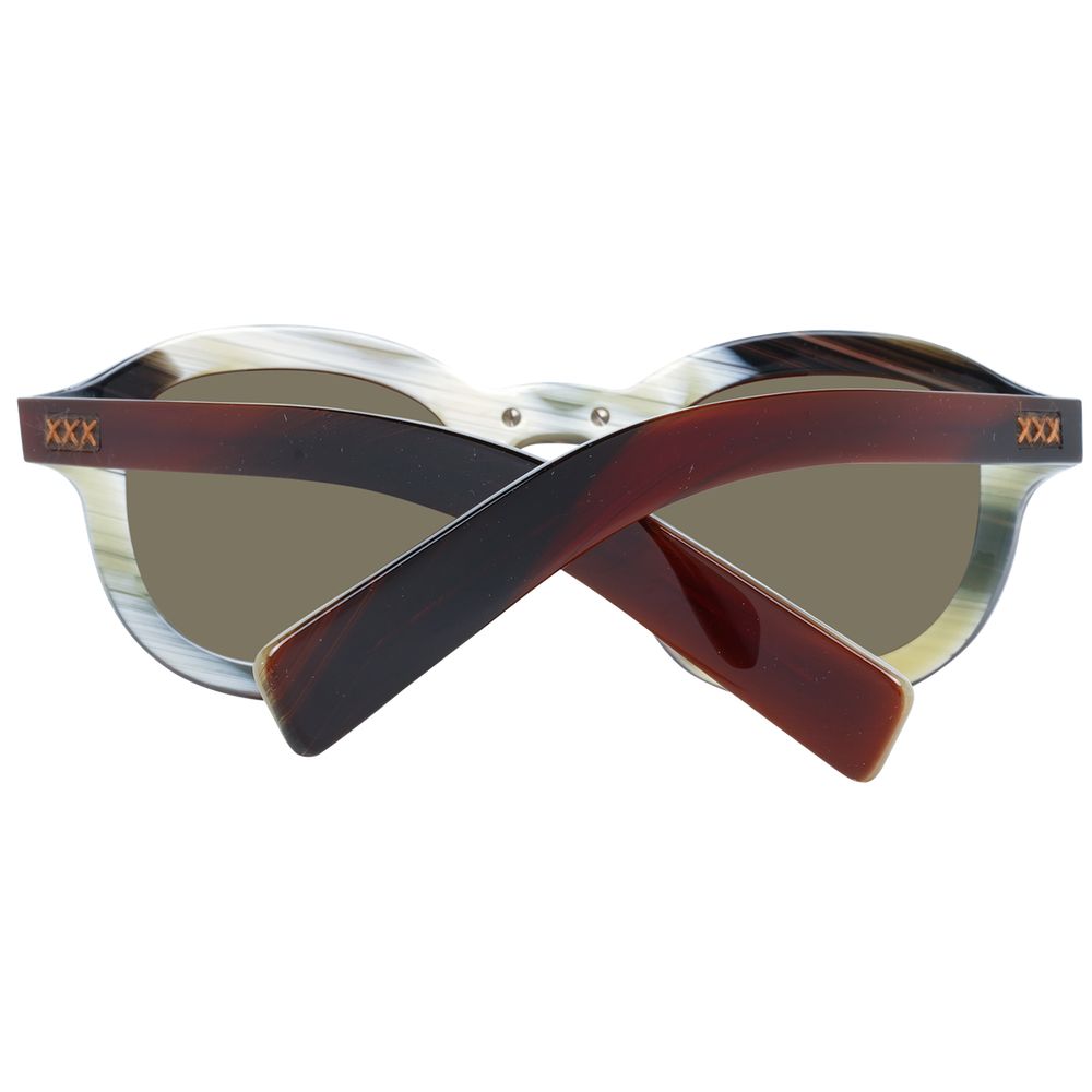 Zegna Couture Brown Men Sunglasses